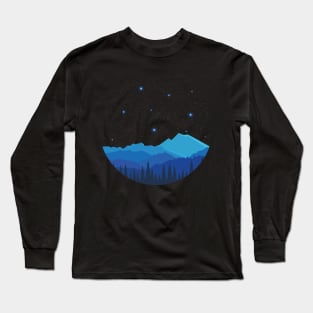 Mountain And The Stars Long Sleeve T-Shirt